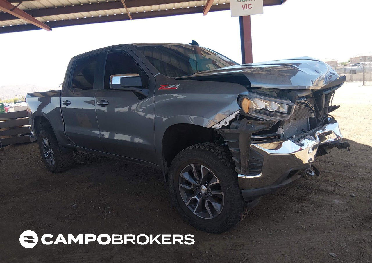 2022 Chevrolet Silverado 1500 Ltd 4wd  Short Bed Lt, uszkodzenie: Przód, Iaai lot 45149599