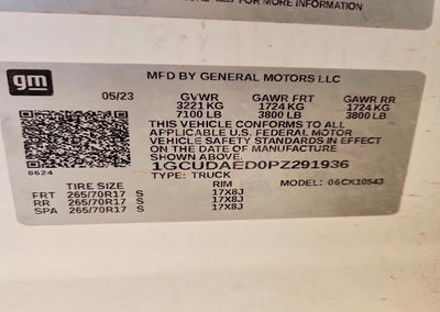 2023 Chevrolet Chevy Silverado- R&d- Cln Title- Pri Fleet, uszkodzenie: Drobne wgniecenia/zarysowania, Copart lot 57275506,