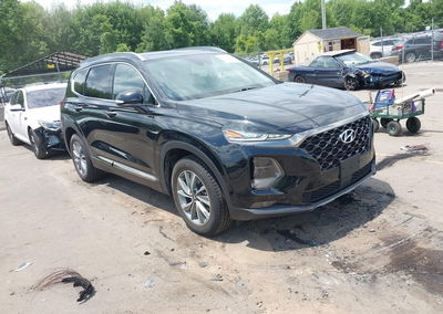 2019 Hyundai Santa Fe Limited, Left Rear damage, Iaai lot 45352955