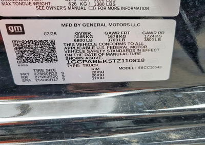 2026 Chevrolet Silverado C1500 Custom, Front End damage, Copart lot 48805856, photo 12 of 12