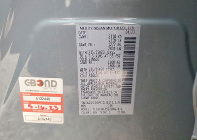 2023 Nissan Murano Sl, Front End damage, Copart lot 52599456, photo 14 of 16