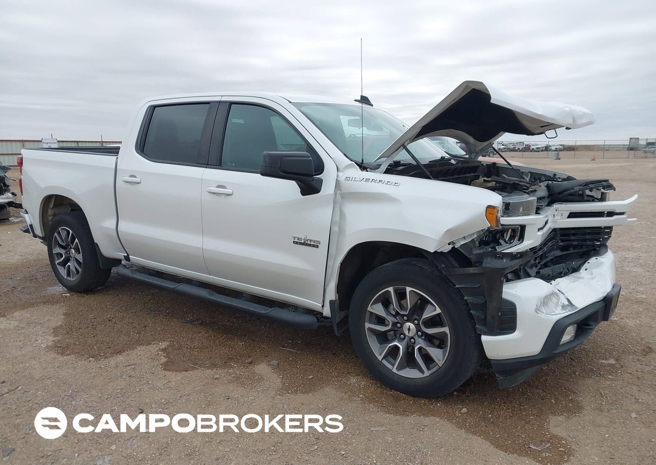 2021 Chevrolet Silverado 1500 2wd  Short Bed Rst, daño Frontal derecho, Iaai lote 44735677