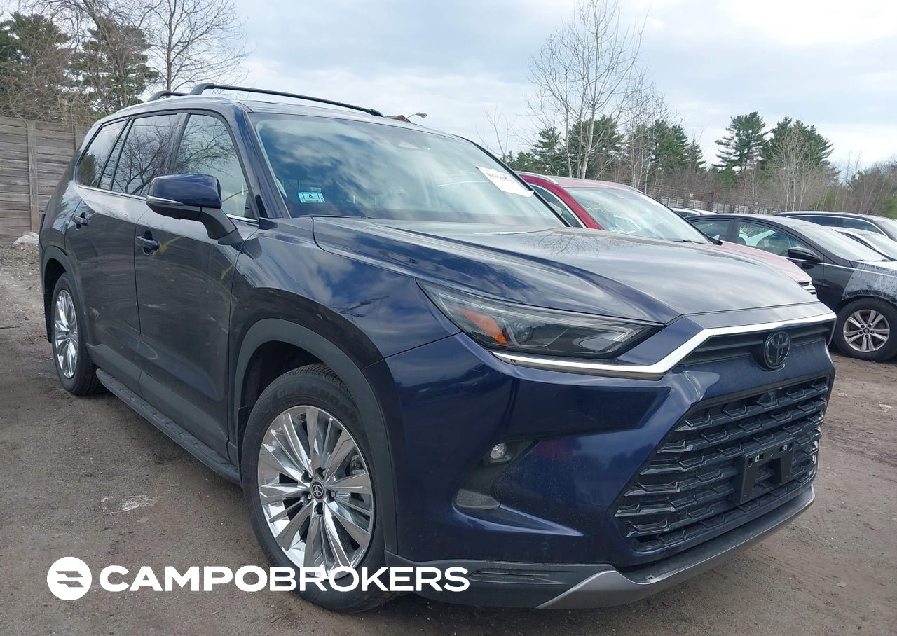 2025 Toyota Grand Highlander Platinum, пошкодження: Задня частина, Iaai лот 44860856