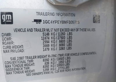 2021 Chevrolet Silverado 2500hd 4wd  Standard Bed Ltz, uszkodzenie: Przód, Iaai lot 43739391, zdjęcie 8 z 17