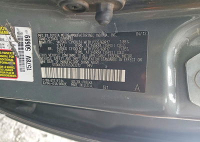 2013 Toyota Sienna Le 8-passenger, daño Lateral, Copart lote 79591105, foto 13 de 13