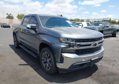 2021 Chevrolet Silverado 1500 2wd  Short Bed Lt, Rear damage, Iaai lot 45213123