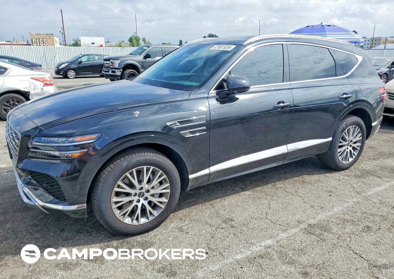 2025 Genesis Gv80 2.5t Standard, uszkodzenie: Bok, Copart lot 47981926