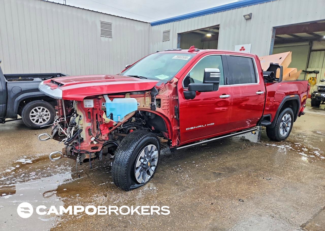 2022 Gmc Sierra K2500 Denali, Front End damage, Copart lot 75852685