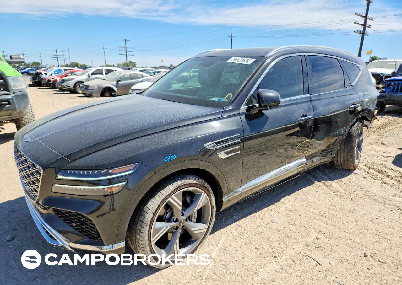 2025 Genesis Gv80 Prestige, daño Trasero, Copart lote 55133836