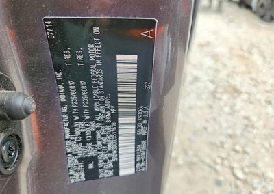 2014 Toyota Sienna Xle 8-passenger, Front End damage, Copart lot 55548636, photo 14 of 14