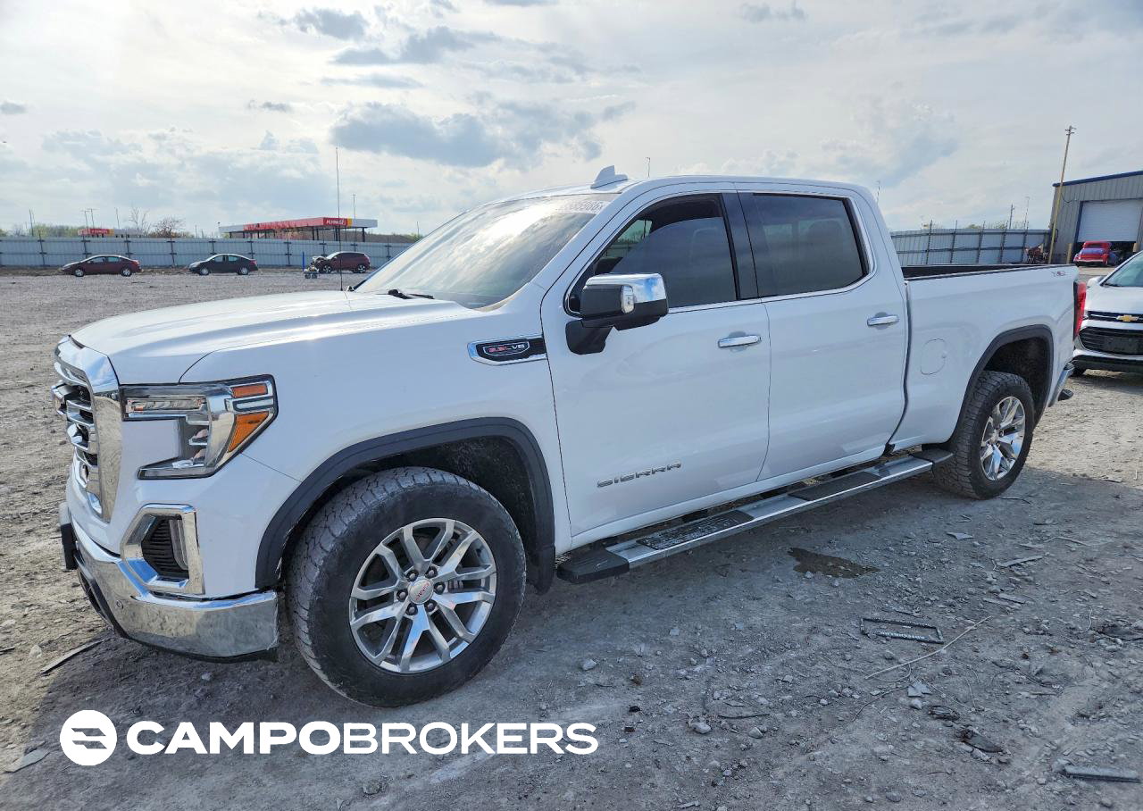 2020 Gmc Sierra K1500 Slt, daño Frontal, Copart lote 48585986