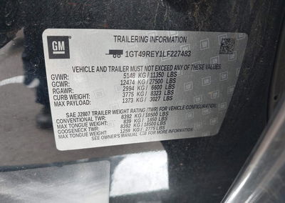 2020 Gmc Sierra 2500hd 4wd  Standard Bed Denali, uszkodzenie: Lewy tył, Iaai lot 44744193, zdjęcie 8 z 15