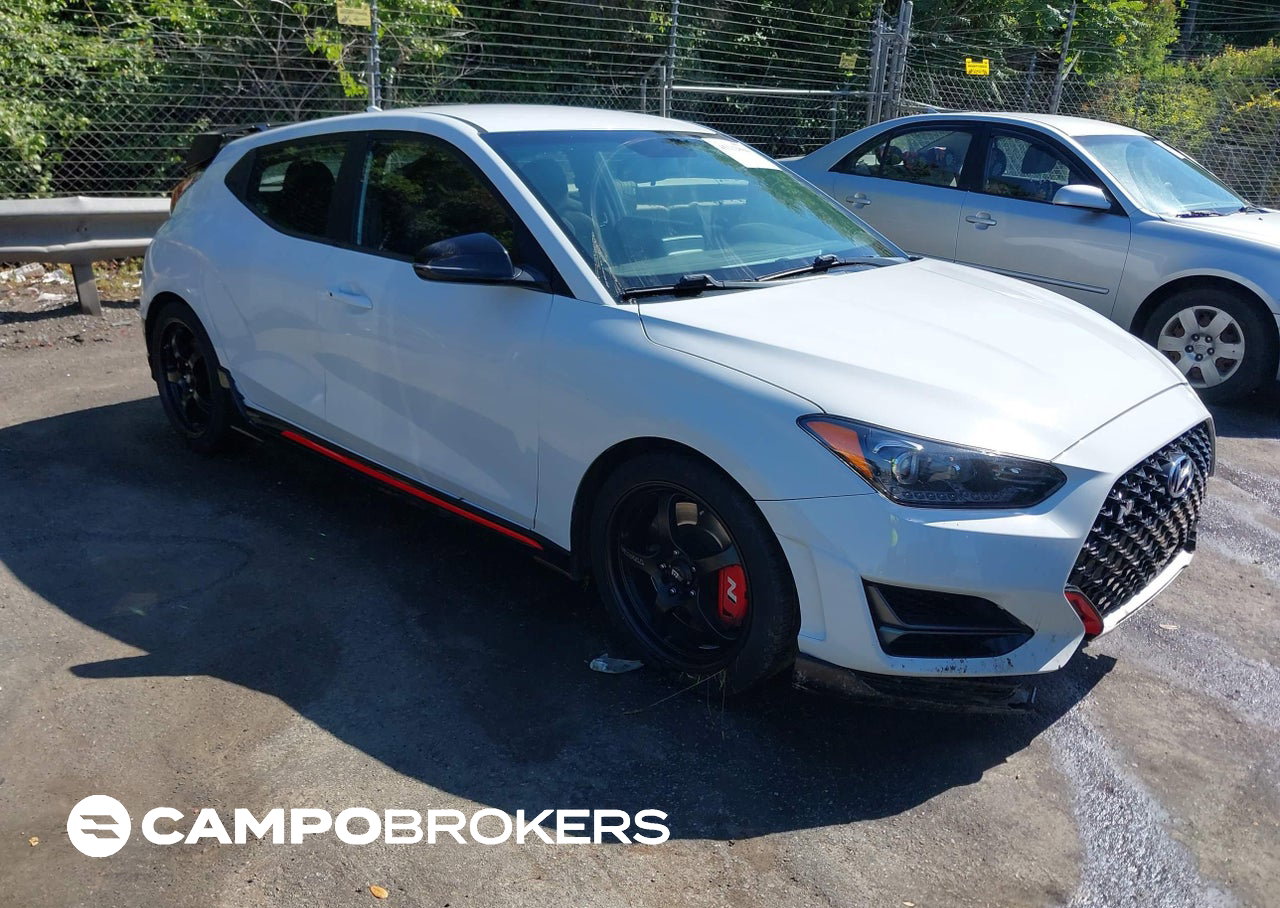 2020 Hyundai Veloster N, daño Frontal, Iaai lote 45132804