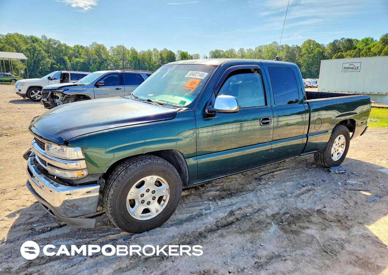 2001 Chevrolet All Models Silverado, daño Frontal, Copart lote 55402146