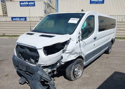 2021 Ford Transit-350 Passenger Van Xl, daño Frontal, Iaai lote 45207318, foto 2 de 22