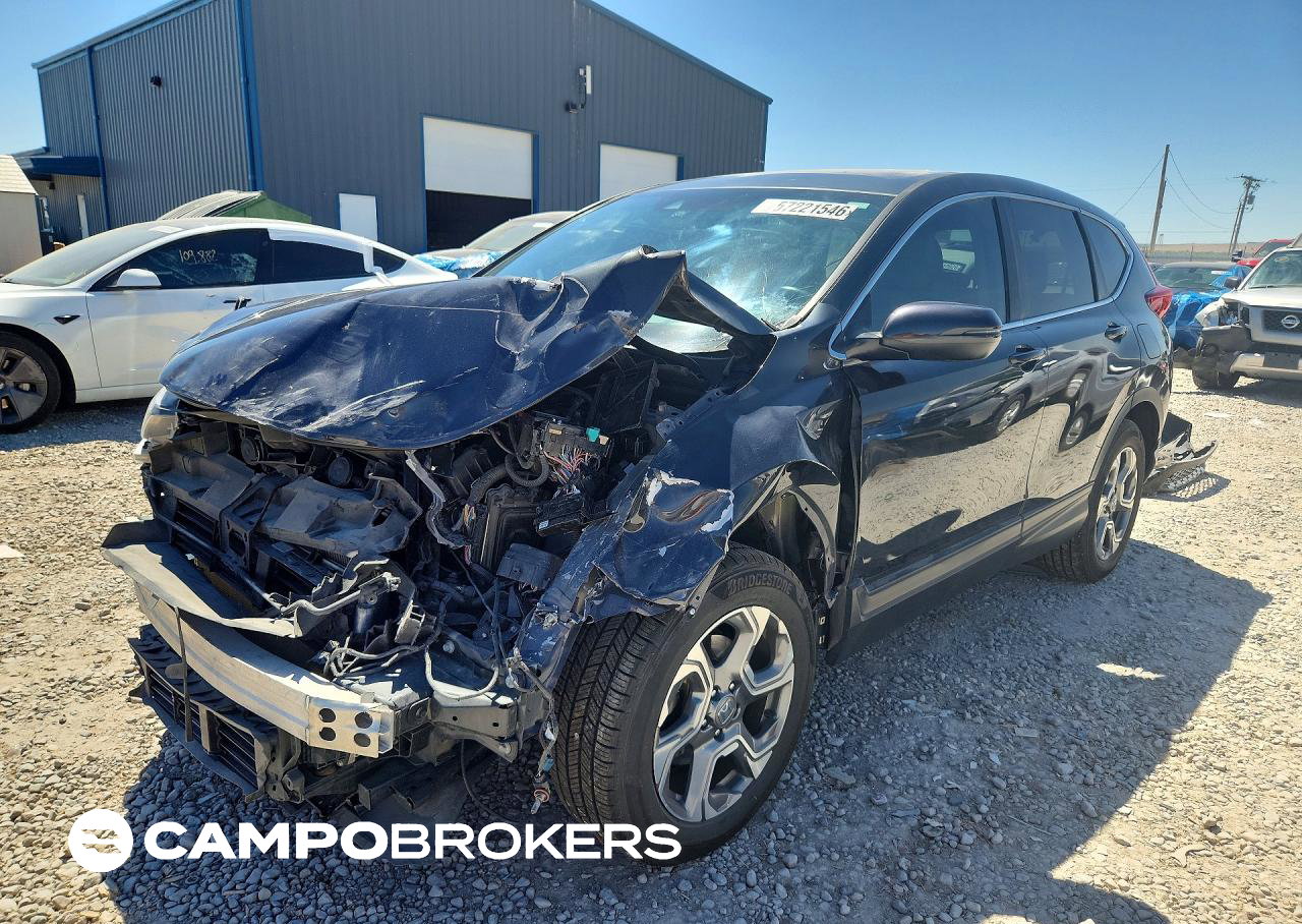 2019 Honda Cr-v Exl, пошкодження: Передня частина, Copart лот 57221546