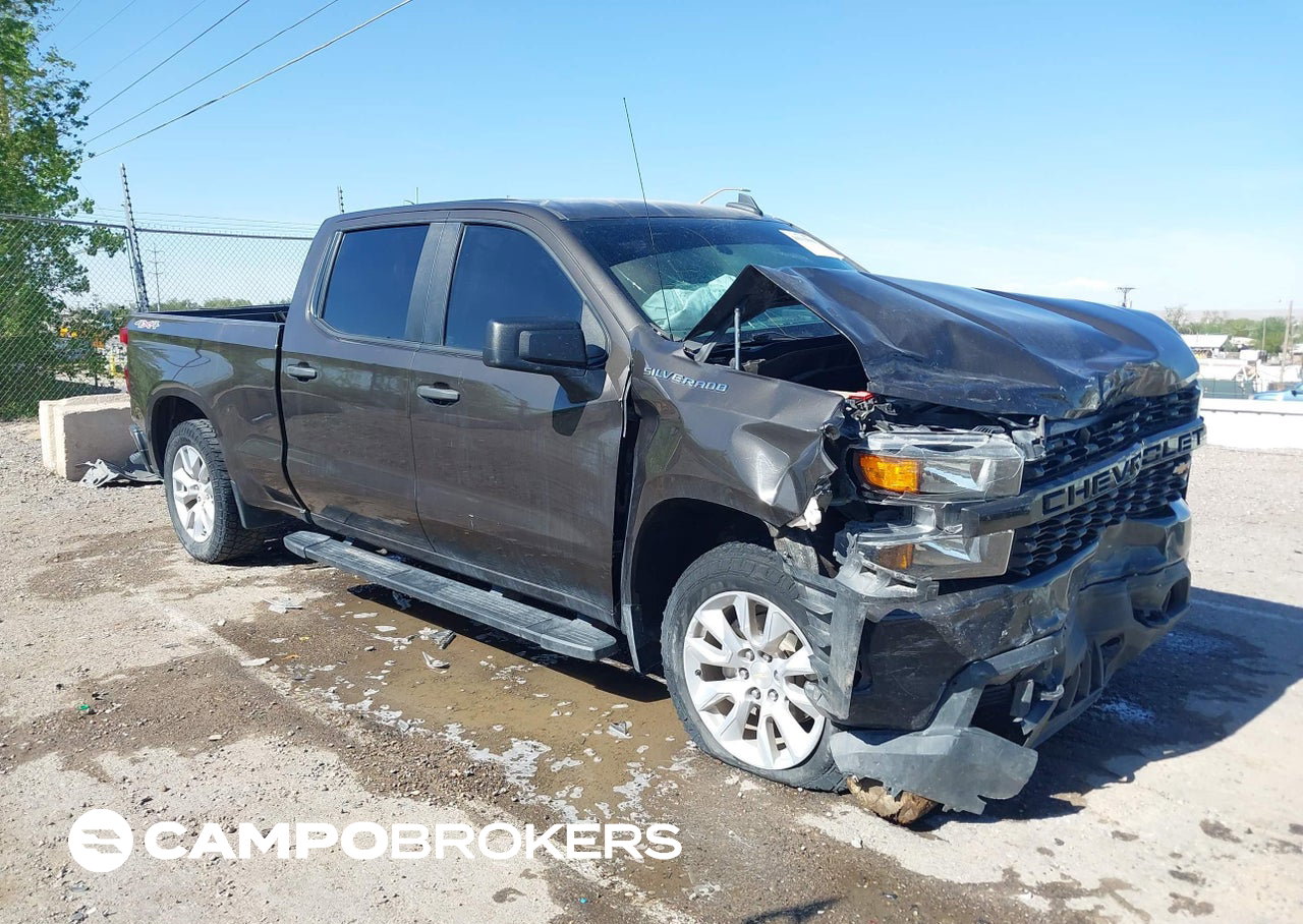 2022 Chevrolet Silverado 1500 Ltd 4wd  Standard Bed Custom, uszkodzenie: Przód, Iaai lot 44913941