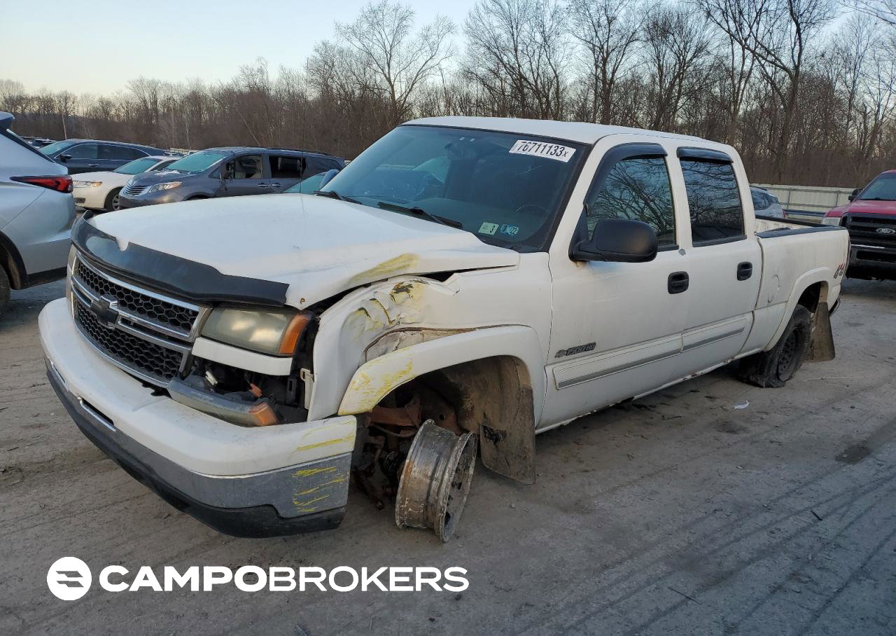 2007 Chevrolet Chev Silverado, uszkodzenie: Przód, Copart lot 78848895