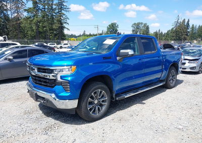 2024 Chevrolet Silverado 1500 4wd  Short Bed Lt, daño Trasero, Iaai lote 45132733, foto 2 de 18