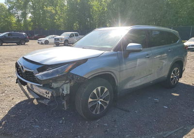 2021 Toyota Highlander Xle, пошкодження: Передня частина, Copart лот 51593876