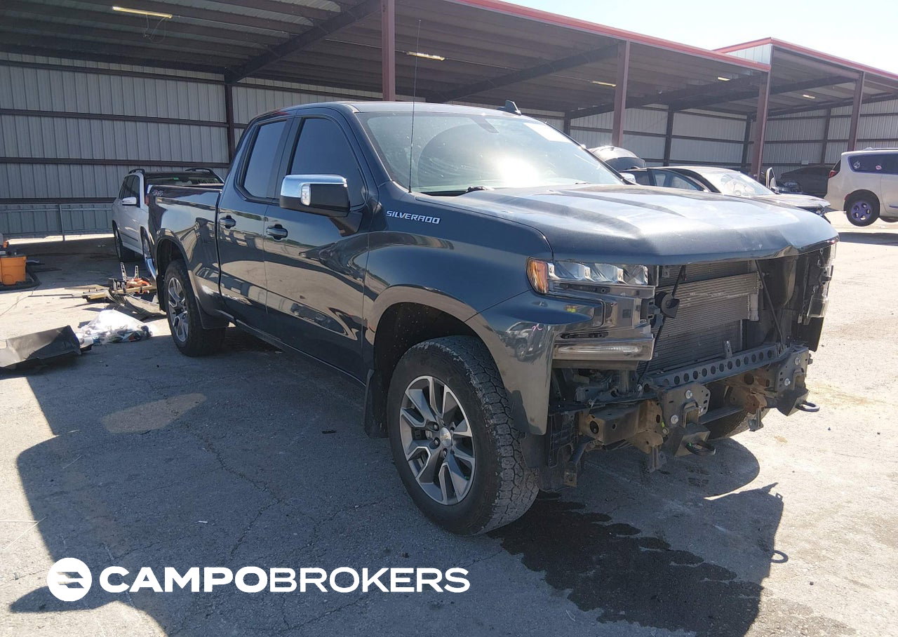 2021 Chevrolet Silverado 1500 4wd  Standard Bed Lt, uszkodzenie: Lewy przód, Iaai lot 45102674