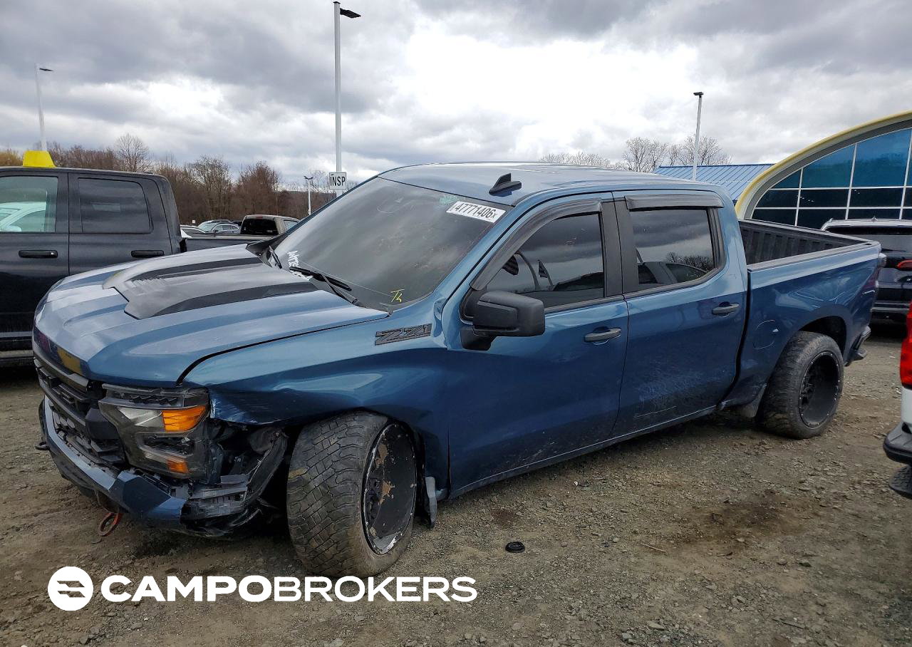 2024 Chevrolet Silverado K1500 Trail Boss Custom, daño Generalizado, Copart lote 47771406