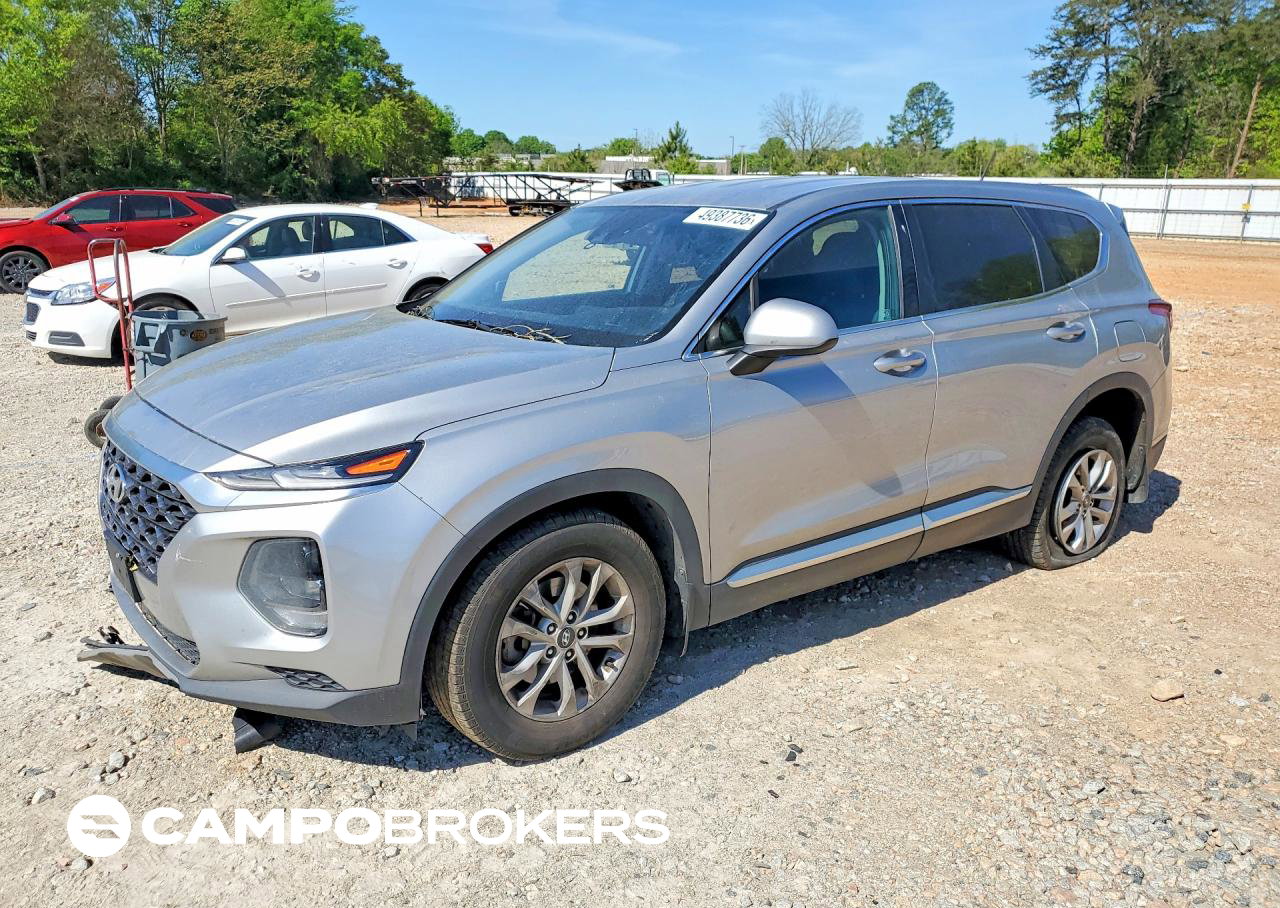 2020 Hyundai Santa Fe Se, daño Frontal, Copart lote 49387736
