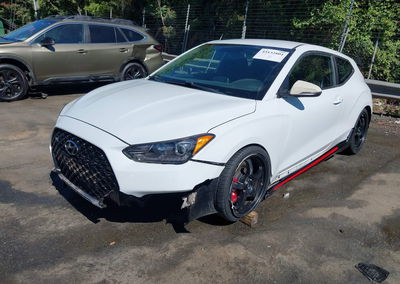 2020 Hyundai Veloster N, daño Frontal, Iaai lote 45132804, foto 2 de 16