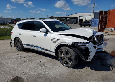 2024 Genesis Gv80 3.5t, Front End damage, Copart lot 52360276, photo 4 of 15