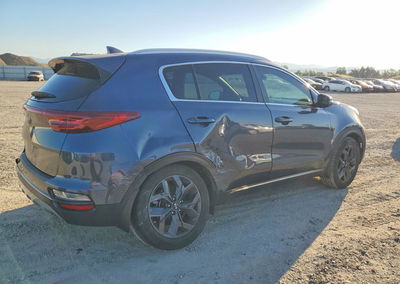 2021 Kia Sportage S, daño Trasero, Copart lote 57198096, foto 3 de 12