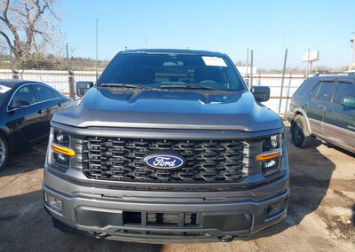 2024 Ford F-150 Stx, daño Lateral izquierdo, Iaai lote 43830412, foto 12 de 16