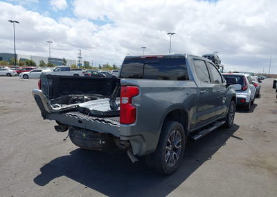2021 Chevrolet Silverado 1500 2wd  Short Bed Lt, uszkodzenie: Tył, Iaai lot 45213123, zdjęcie 4 z 18