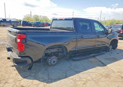 2022 Chevrolet Silverado Ltd C1500 Custom, daño Trasero, Copart lote 52708186, foto 3 de 12