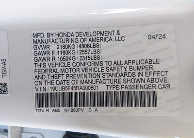2024 Acura Tlx Technology Package, daño Frontal, Iaai lote 45316199, foto 9 de 15