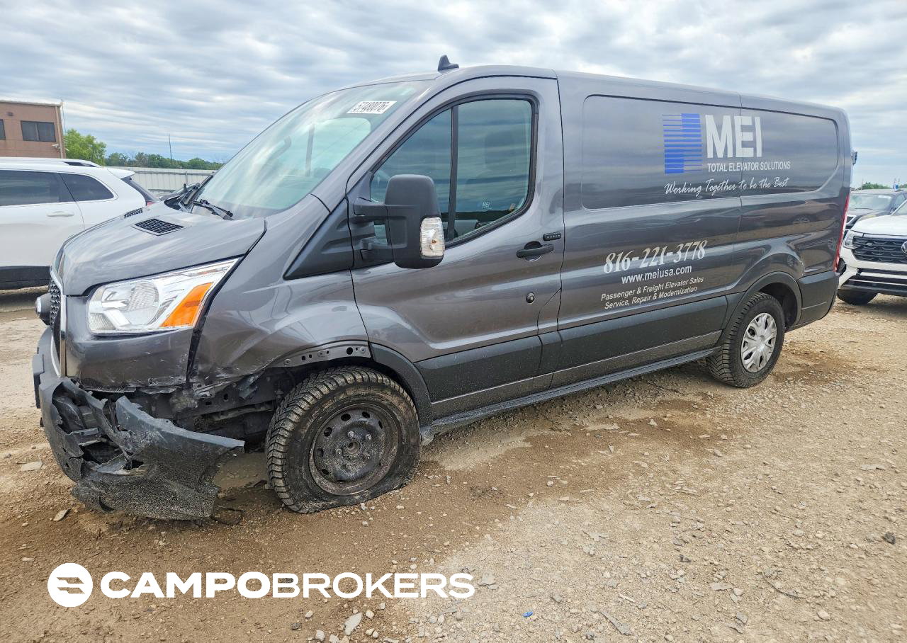 2021 Ford Transit T-150, daño Frontal, Copart lote 57480076