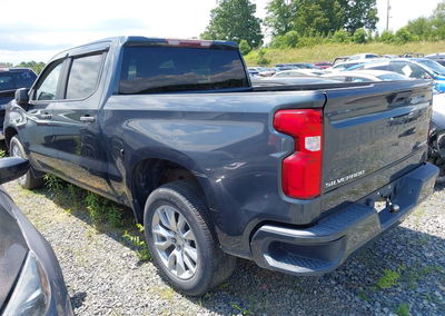 2019 Chevrolet Silverado 1500 Custom, daño Frontal derecho, Iaai lote 45268543, foto 3 de 16
