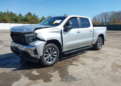 2021 Chevrolet Silverado 1500 4wd  Short Bed Lt, uszkodzenie: Lewy przód, Iaai lot 44874798, zdjęcie 2 z 16