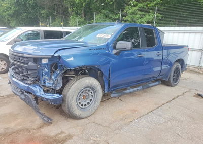 2024 Chevrolet Silverado K1500 Custom, Front End damage, Copart lot 57813006