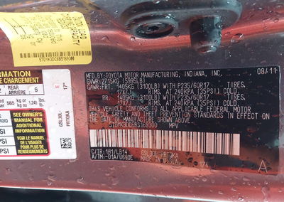 2011 Toyota Sienna Xle V6, пошкодження: Задня частина, Iaai лот 44879940, фото 9 з 17