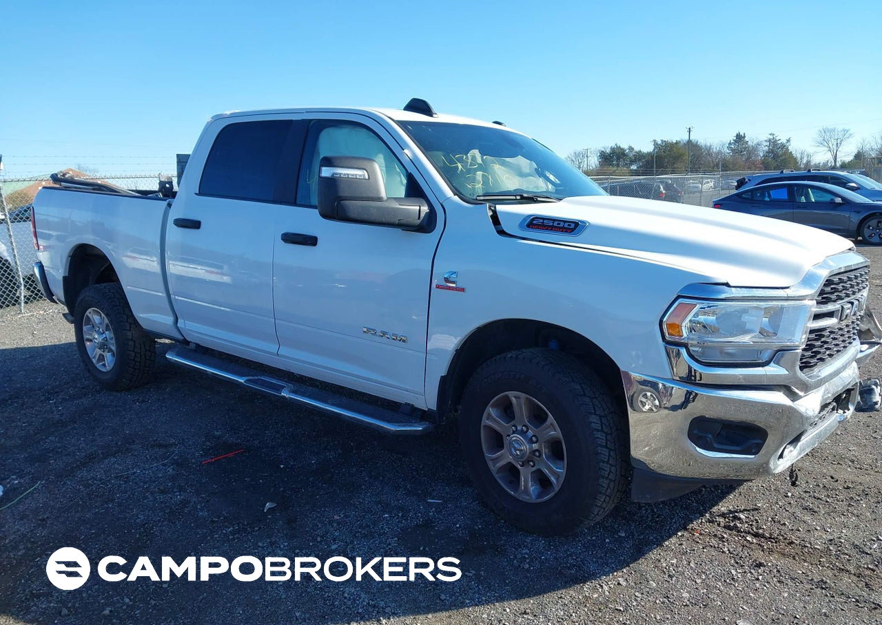 2024 Ram 2500 Big Horn  4x4 6'4 Box, Left Side damage, Iaai lot 43722710