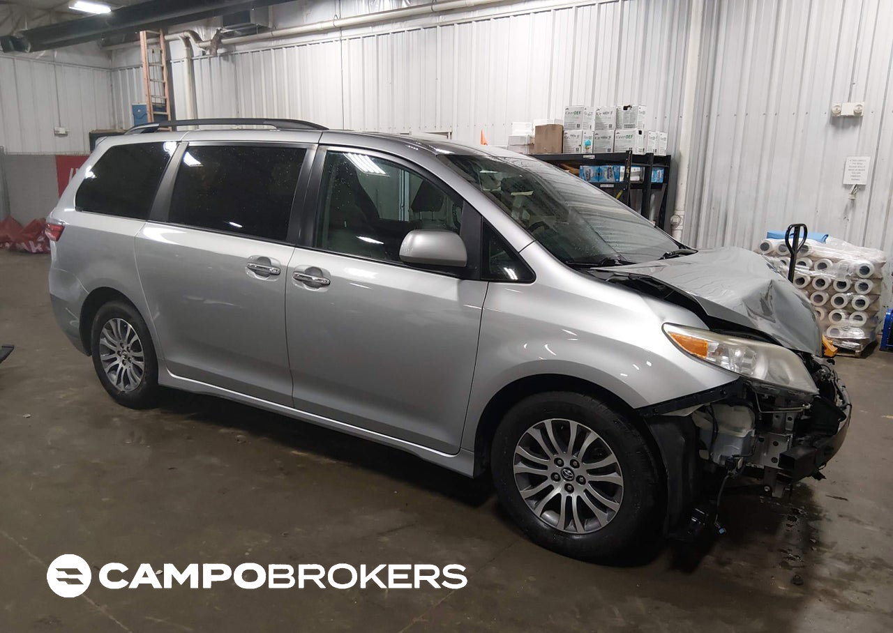2020 Toyota Sienna Xle, пошкодження: Передня частина, Iaai лот 44860444