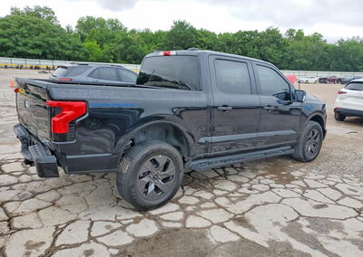 2024 Ford F150 Lightning Xlt, daño Frontal, Copart lote 54313136, foto 3 de 14