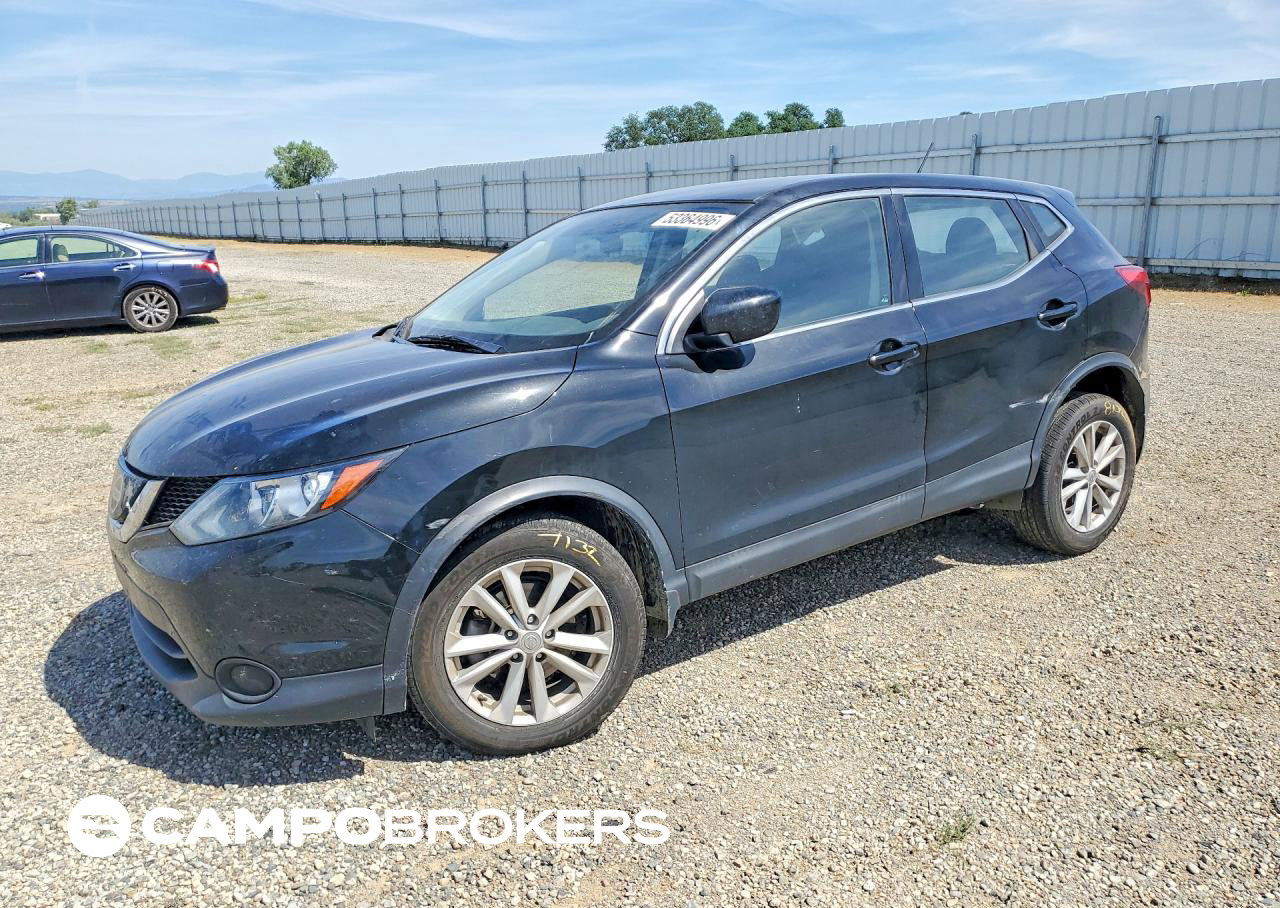 2018 Nissan Rogue Sport S, пошкодження: Передня частина, Copart лот 53364996