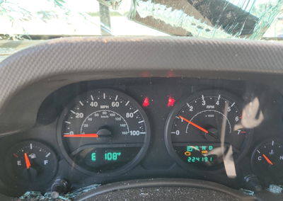 2007 Jeep Wrangler X, daño Techo, Copart lote 56406586, foto 9 de 14