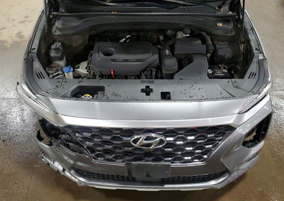 2019 Hyundai Santa Fe Ultimate 2.4l, Side damage, Copart lot 45581386, photo 12 of 15