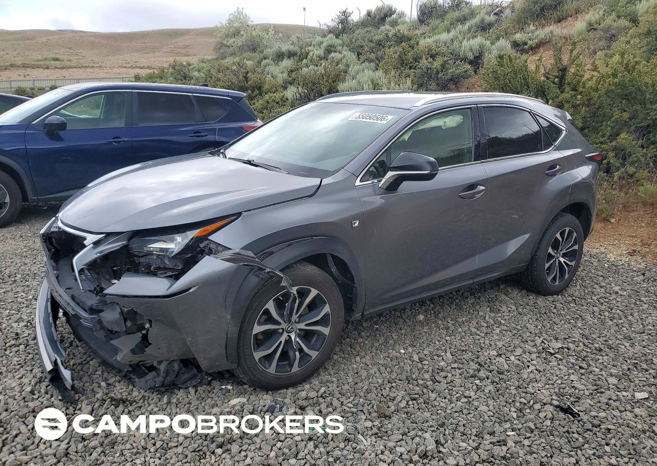 2017 Lexus Nx 200t F Sport, daño Frontal, Copart lote 55050506