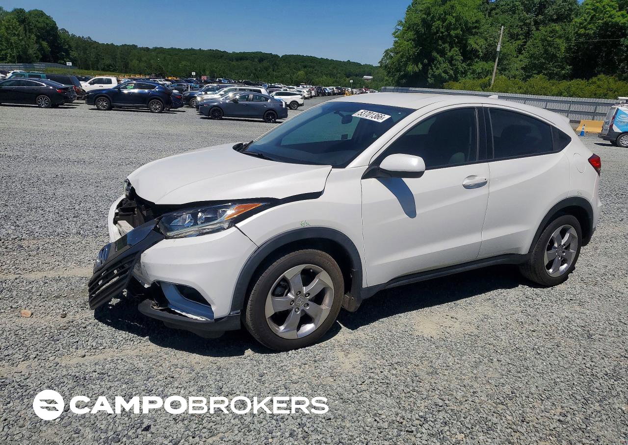 2020 Honda Hr-v Lx, Front End damage, Copart lot 53701366
