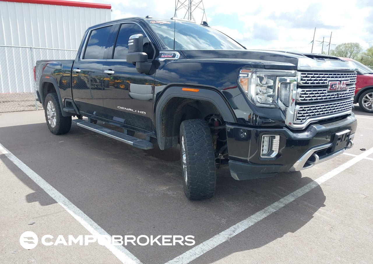 2020 Gmc Sierra 2500hd 4wd  Standard Bed Denali, uszkodzenie: Lewy tył, Iaai lot 44744193
