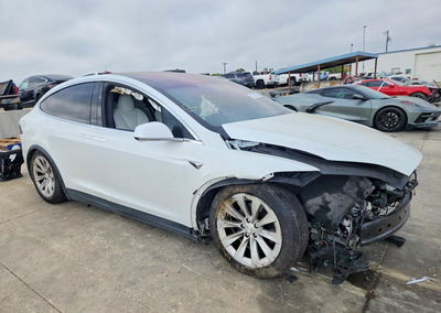 2020 Tesla Model X, пошкодження: Передня частина, Copart лот 47251826, фото 4 з 15