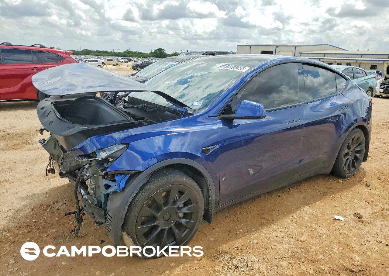 2021 Tesla Model Y, uszkodzenie: Przód, Copart lot 50193656